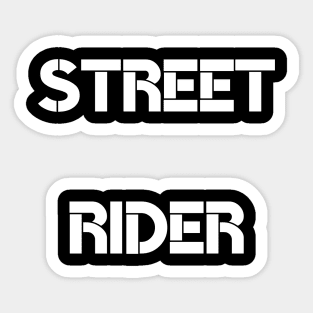 Street Rider Sticker